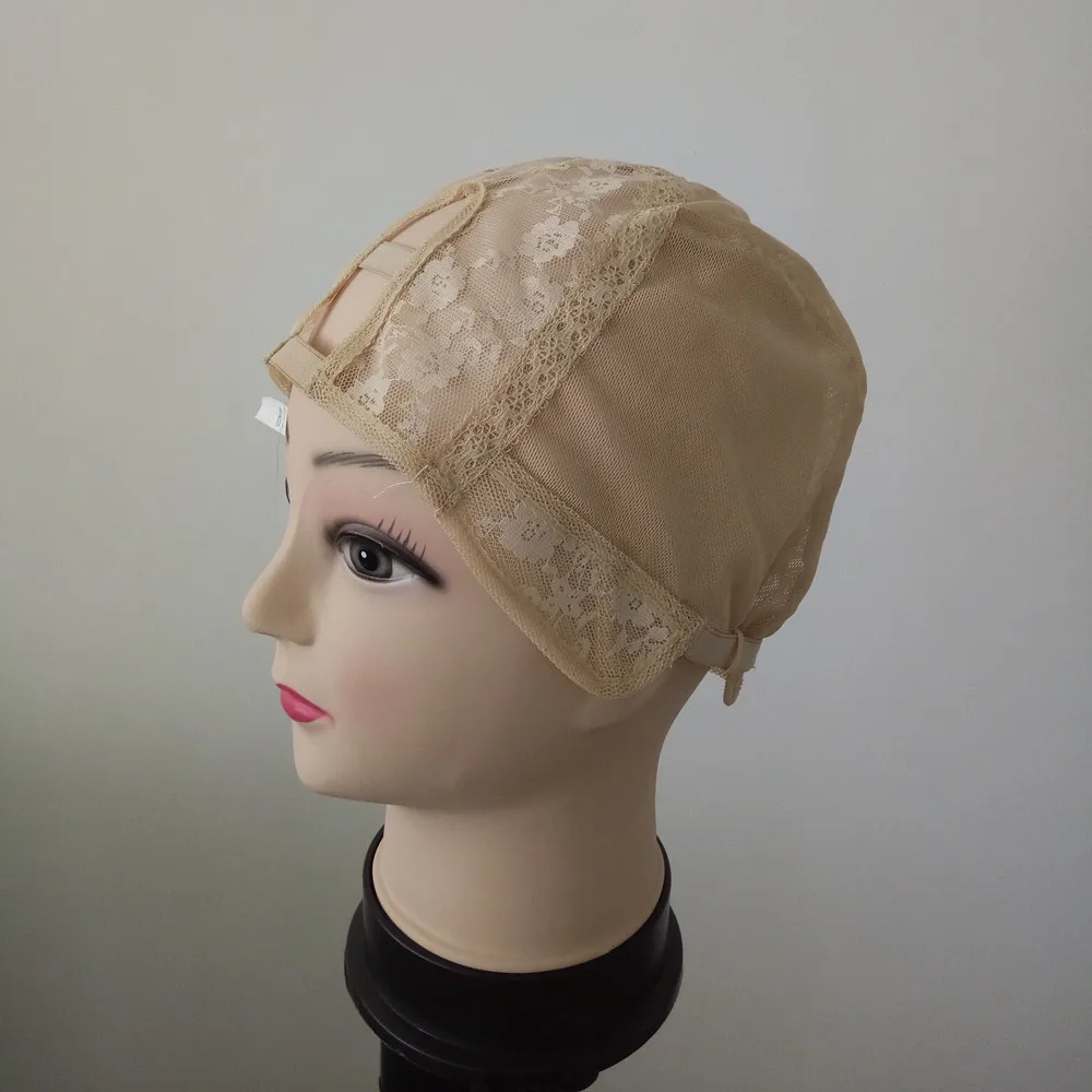 U parting wig cap for making wigs with adjustable strap and all elastic lace at back
U parting wig cap for making wigs with adjustable strap and all elastic lace at back
