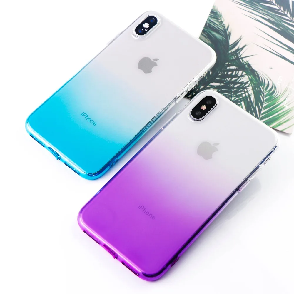 Gradient Phone Cases for iPhone 6s 7 8 Pluls X XS MAX XR Soft Silicone New Fitted Case Mobile Phone Covers Fashion Case
Gradient Phone Cases for iPhone 6s 7 8 Pluls X XS MAX XR Soft Silicone New Fitted Case Mobile Phone Covers Fashion Case