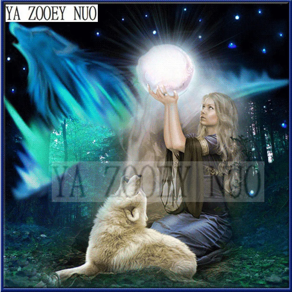 YA ZOOEY NUO diamond embroidery Night girl - wolf DIY diamond painting diamond cross stitch painting rhinestone Home decor K1261
YA ZOOEY NUO diamond embroidery Night girl - wolf DIY diamond painting diamond cross stitch painting rhinestone Home decor K1261
