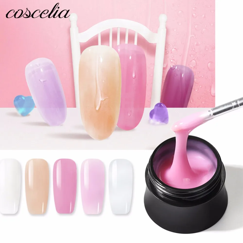 COSCELIA Black Case 15ml Long-Lasting Builder Gel for Nail Extensions LED UV Nail Gel Polish Hard Gel Varnish 5 Color False Tips
COSCELIA Black Case 15ml Long-Lasting Builder Gel for Nail Extensions LED UV Nail Gel Polish Hard Gel Varnish 5 Color False Tips