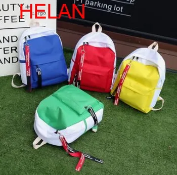 Free shipping HELAN G School female student personality School Backpack color trend all-match Canvas Backpack
Free shipping HELAN G School female student personality School Backpack color trend all-match Canvas Backpack