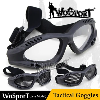 WoSporT Tactical Eye Protective Goggle with Lens for Airsoft Shooting Cycling Riding CS War Game Safety Durable Eyewear Glasses
WoSporT Tactical Eye Protective Goggle with Lens for Airsoft Shooting Cycling Riding CS War Game Safety Durable Eyewear Glasses