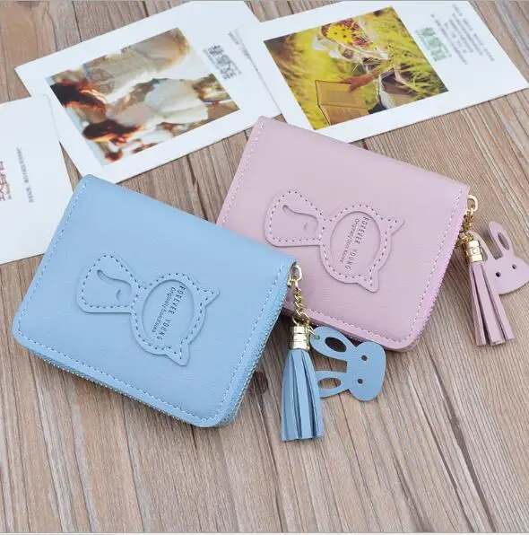 Small Wallet Cartoon Kitten Coin Purse Fashion Student Wallet Small Key Bag Mini Card Bag Zipper Women's Short Small Wallet
Small Wallet Cartoon Kitten Coin Purse Fashion Student Wallet Small Key Bag Mini Card Bag Zipper Women's Short Small Wallet