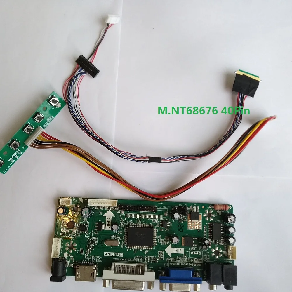 Kit for LTN101NT02-C01 Panel Screen VGA DVI Controller board LVDS 40pin HDMI LCD LED DIY 1024X600 10.1" Monitor M.N68676
Kit for LTN101NT02-C01 Panel Screen VGA DVI Controller board LVDS 40pin HDMI LCD LED DIY 1024X600 10.1" Monitor M.N68676