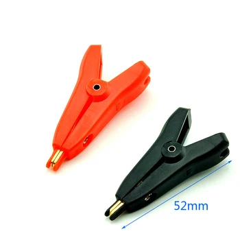 10 Pieces 52mm Electrical Test Clip Insulation Flat Mouth Type Alligator Clamp 5A ( 5 Red + 5 Black)
10 Pieces 52mm Electrical Test Clip Insulation Flat Mouth Type Alligator Clamp 5A ( 5 Red + 5 Black)
