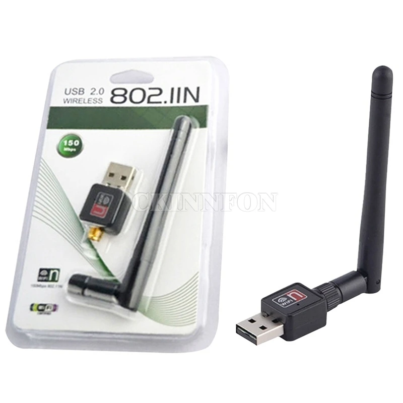 DHL 100pcs/lots Wholesale 150mbps 802.11n wireless network card RTL8188 with 2dbi antenna wifi adapter
DHL 100pcs/lots Wholesale 150mbps 802.11n wireless network card RTL8188 with 2dbi antenna wifi adapter