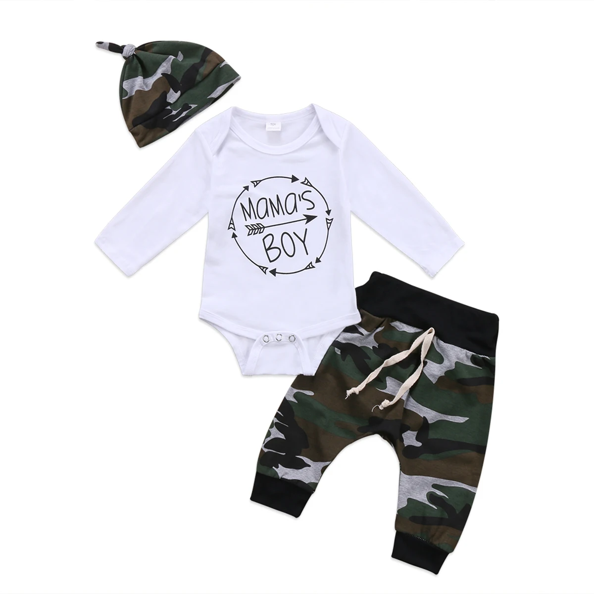 Fashion Mama's Boy Infant Newborn Baby Boy Romper+Pants Jumpsuit Bodysuit Clothes Outfit
Fashion Mama's Boy Infant Newborn Baby Boy Romper+Pants Jumpsuit Bodysuit Clothes Outfit