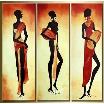African Girl Abstract Modern Art 100% Hand Painted Oil Painting on Canvas Wall Art Deco Home Decoration for living room 3 Panels
African Girl Abstract Modern Art 100% Hand Painted Oil Painting on Canvas Wall Art Deco Home Decoration for living room 3 Panels