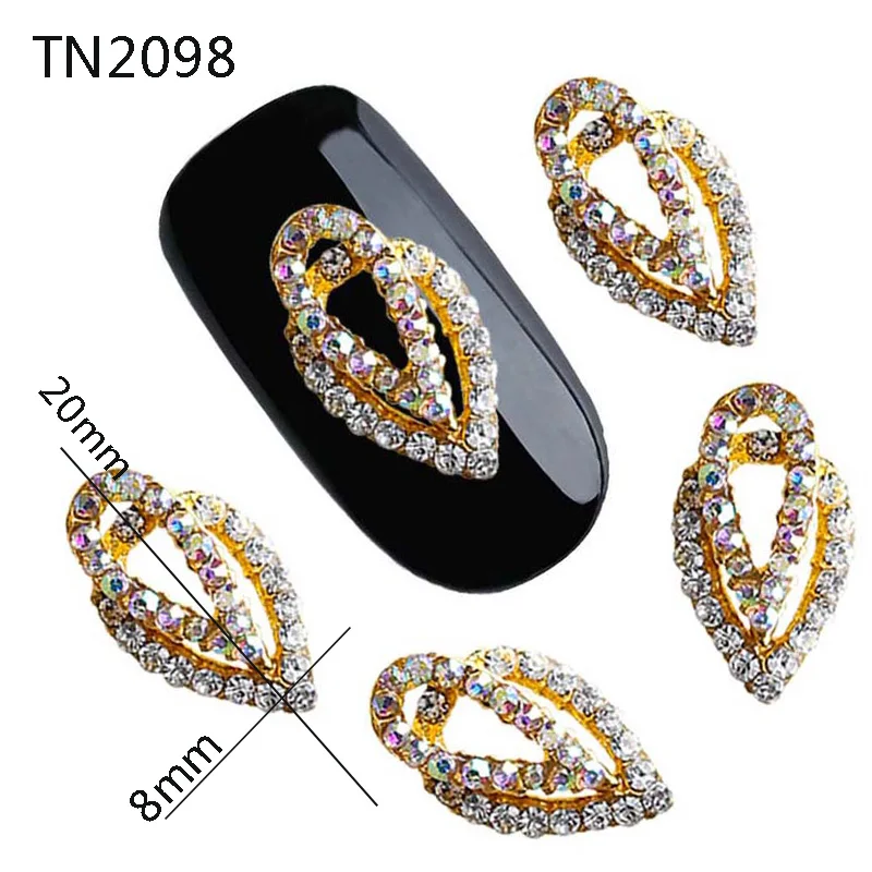 3D Nail Art Decoration Gold Drop Tear Design With Glitter Rhinestones Charms Manicure Accessories For DIY Nails TN2098
3D Nail Art Decoration Gold Drop Tear Design With Glitter Rhinestones Charms Manicure Accessories For DIY Nails TN2098