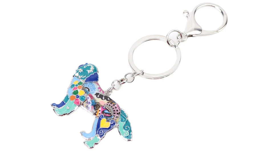 enamel-newfoundland-dog-keychain-charm-for-women-handbag-accessories