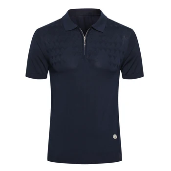 Billionaire Polo shirt men's silk 2019 summer Business fashion zippers high quality Thin elastic force big M-5XL free shipping
Billionaire Polo shirt men's silk 2019 summer Business fashion zippers high quality Thin elastic force big M-5XL free shipping