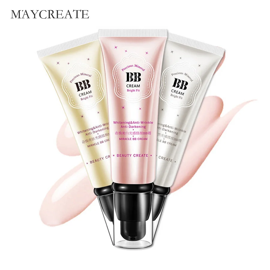 MayCreate Original Whitening BB Cream Makeup Face Foundation Day Creams Moisturizer Brighten Concealer Natural Makeup Oil
MayCreate Original Whitening BB Cream Makeup Face Foundation Day Creams Moisturizer Brighten Concealer Natural Makeup Oil