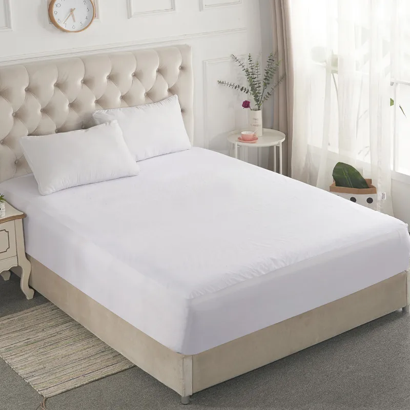 Cotton Terry Soft Fitted Sheet TPU Waterproof Material Bed Sheet with Elastic Single Twin Double Full Queen Waterproof Sheet
Cotton Terry Soft Fitted Sheet TPU Waterproof Material Bed Sheet with Elastic Single Twin Double Full Queen Waterproof Sheet