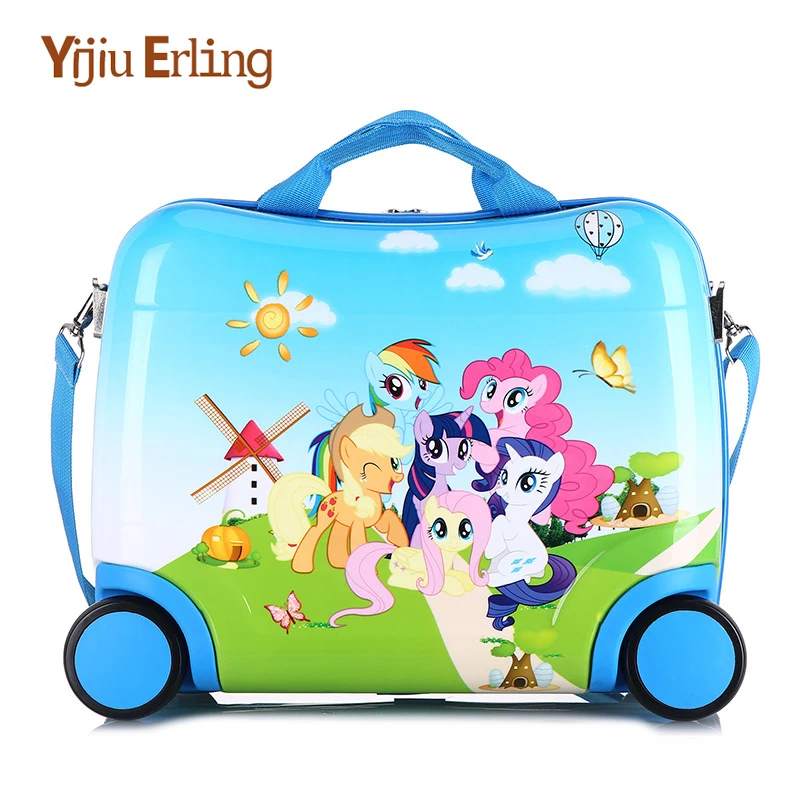 Can sit and ride the roller skating package baby universal wheel portable suitcase 2019 new image cartoon children's suitcase
Can sit and ride the roller skating package baby universal wheel portable suitcase 2019 new image cartoon children's suitcase