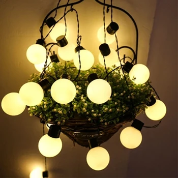 20 LEDs G40 Bulb Holiday Lighting 5M RGB Globe Ball Connectable String Fairy New Year Lights Festoon Patio Garden Party Decor
20 LEDs G40 Bulb Holiday Lighting 5M RGB Globe Ball Connectable String Fairy New Year Lights Festoon Patio Garden Party Decor