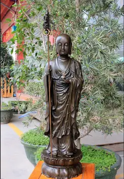 China Pure Bronze Buddhism XuanZang Jizo Ksitigarbha Bodhisattva Buddha Statue
China Pure Bronze Buddhism XuanZang Jizo Ksitigarbha Bodhisattva Buddha Statue