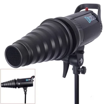 Neewer Metal Body Photo Conical Studio Snoot with Honeycomb Grid for Strobe Flash Speedlight Photography Light Modifier
Neewer Metal Body Photo Conical Studio Snoot with Honeycomb Grid for Strobe Flash Speedlight Photography Light Modifier
