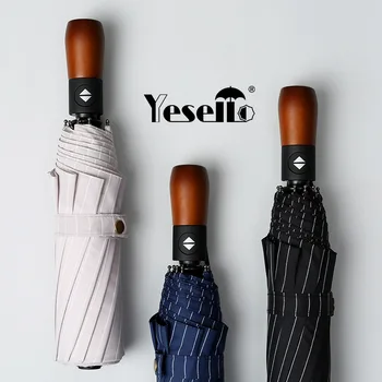 Yesello Wind Resistant Folding Automatic Umbrella Rain Women Luxury Big Windproof Umbrellas Rain For Men Black Coating Parasol
Yesello Wind Resistant Folding Automatic Umbrella Rain Women Luxury Big Windproof Umbrellas Rain For Men Black Coating Parasol