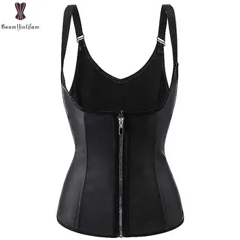 Smooth Latex Vest Corset Plus Size Waist Trainer Steel Bone Corsets Underbust Push Up Waist Slimming Cincher Solid Zippr Bustier
Smooth Latex Vest Corset Plus Size Waist Trainer Steel Bone Corsets Underbust Push Up Waist Slimming Cincher Solid Zippr Bustier