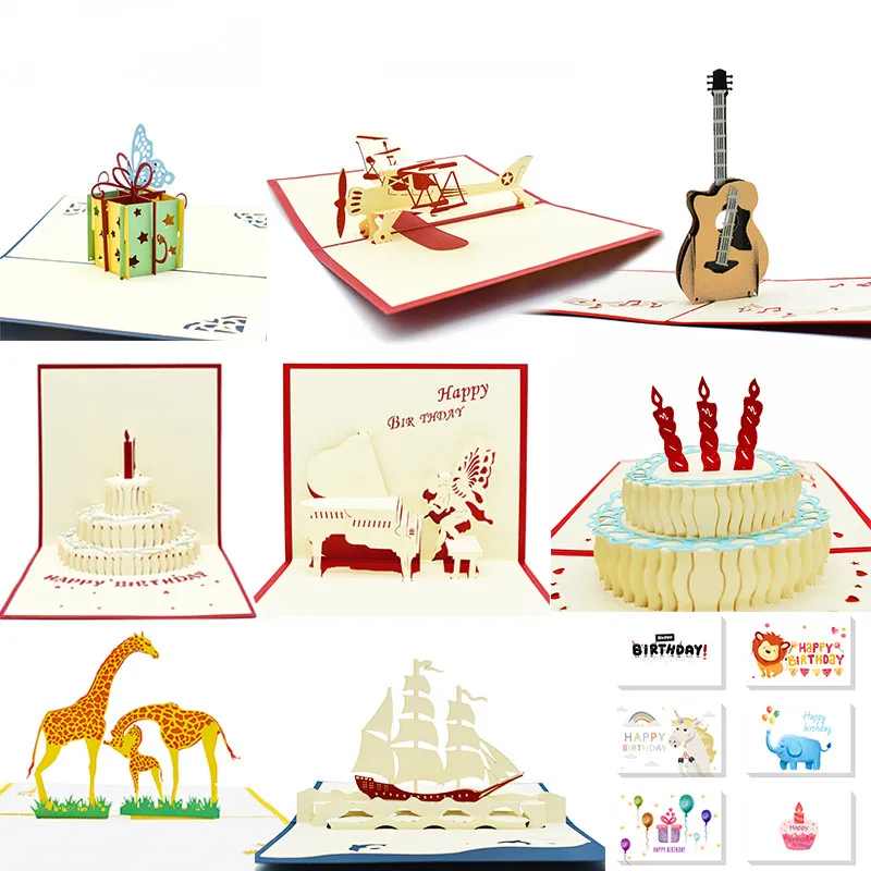 3D Pop Cards Birthday Card for Girl Kids Wife Husband Birthday Cake Greeting Card Postcards Gifts Card with Envelope Stickers
3D Pop Cards Birthday Card for Girl Kids Wife Husband Birthday Cake Greeting Card Postcards Gifts Card with Envelope Stickers