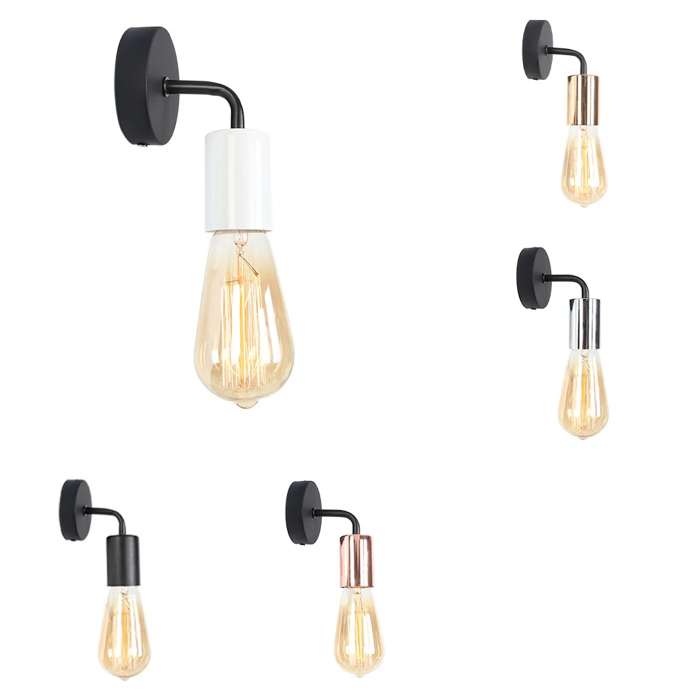American Single head Bedside Wall Lamps Loft Iron Wall Sconce Edison Simple Mini LED Wall Light Fixtures Lamparas Pared
American Single head Bedside Wall Lamps Loft Iron Wall Sconce Edison Simple Mini LED Wall Light Fixtures Lamparas Pared