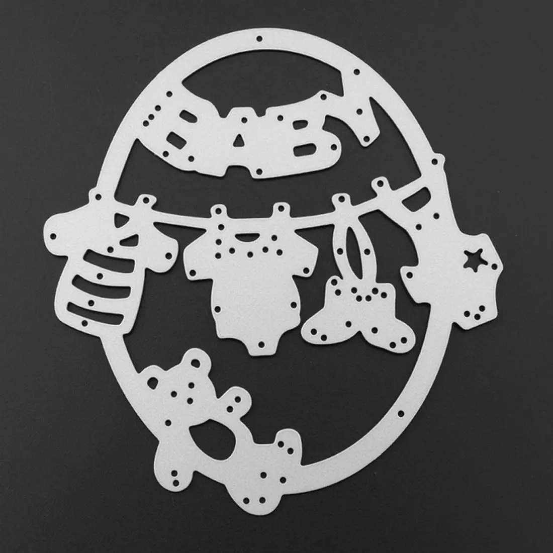 Photo Cards Decor Crafts 1pc Baby Clothes Bear Metal Cutting Dies Embossing Template Stencils for DIY Scrapbook Album Frame
Photo Cards Decor Crafts 1pc Baby Clothes Bear Metal Cutting Dies Embossing Template Stencils for DIY Scrapbook Album Frame