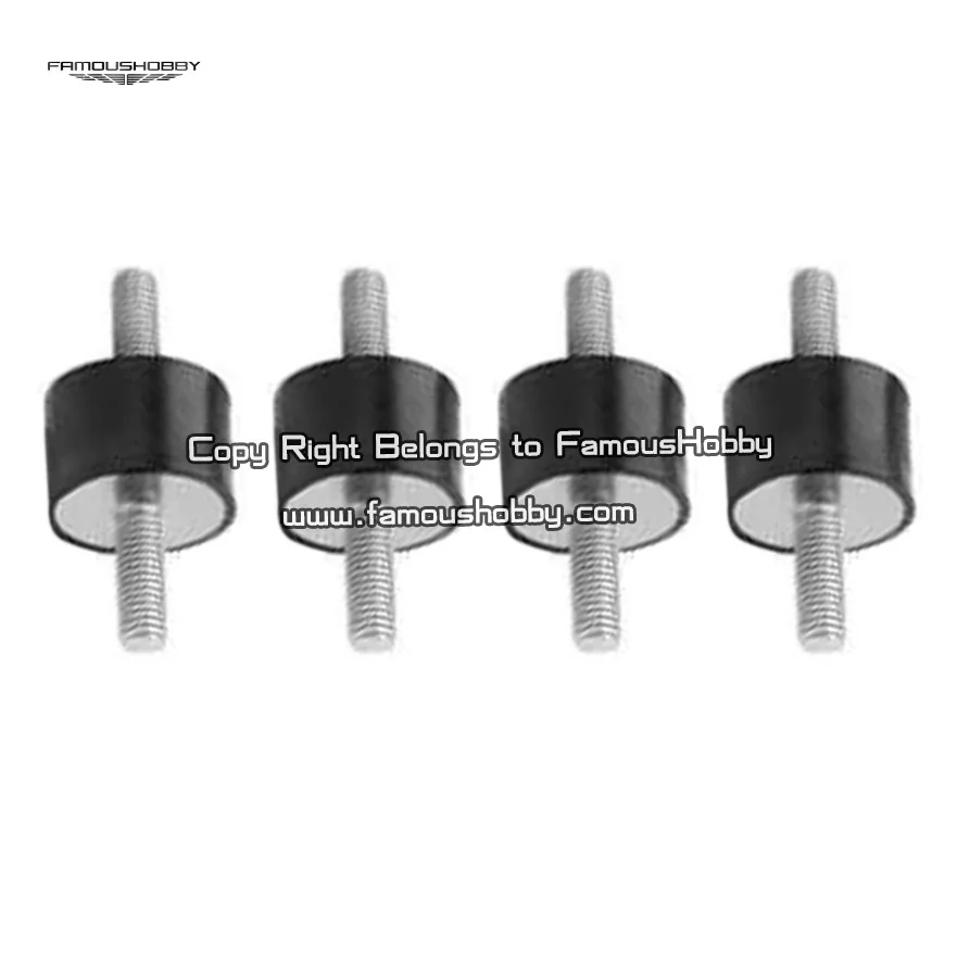 Famoushobby CS066 M4X10 D10*H10 ,male/male ,V/V type anti Vibration rubber damper for camera mount/brushless gimbal ,4 pcs/lot
Famoushobby CS066 M4X10 D10*H10 ,male/male ,V/V type anti Vibration rubber damper for camera mount/brushless gimbal ,4 pcs/lot
