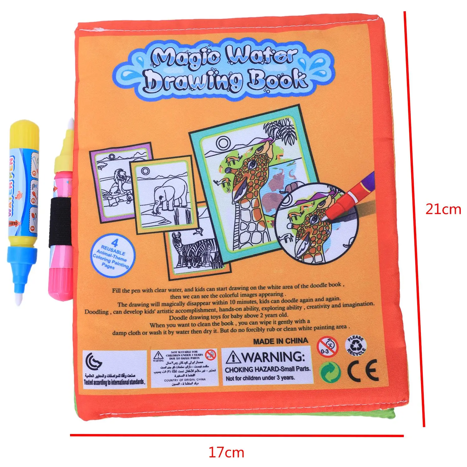 LCLL-COOLPLAY Coloring Book Kids Animals Cloth Magic Water Drawing Painting Book Water Doodle Children Baby Drawing Early Educ
LCLL-COOLPLAY Coloring Book Kids Animals Cloth Magic Water Drawing Painting Book Water Doodle Children Baby Drawing Early Educ
