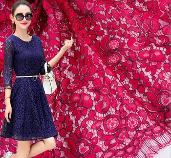 Wholesale 4 Colors 150*150CM Eyelash Lace Fabric DIY Embroidered Mesh Lace Fabric White Black Red Blue LSHB148
Wholesale 4 Colors 150*150CM Eyelash Lace Fabric DIY Embroidered Mesh Lace Fabric White Black Red Blue LSHB148