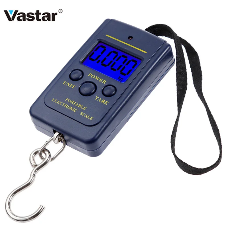 Vastar Portable Electronic Scale 40kg 10g Hanging Fishing Luggage Digital LCD Pocket Weight Hook Scale With Backlight
Vastar Portable Electronic Scale 40kg 10g Hanging Fishing Luggage Digital LCD Pocket Weight Hook Scale With Backlight