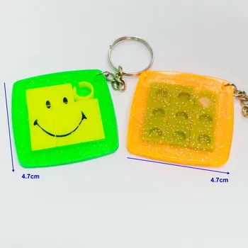 12pc Key Ring smile Slider Puzzle E365-1 Kid Toy Birthday Party Favors Game Gift Prize Pinata Bag Filler Loot Gag Pocket Novelty