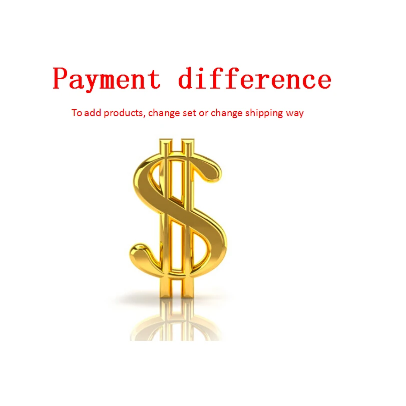 $15 Payment difference after contact seller for add products, change set or change shipping way.
$15 Payment difference after contact seller for add products, change set or change shipping way.