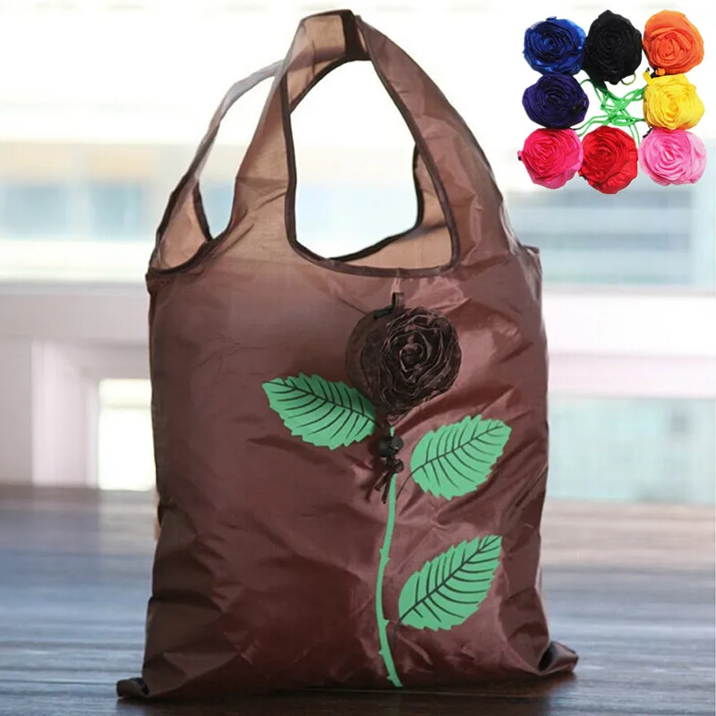 38*58cm Eco Storage Handbag Polyester Folding Shopping Bags Flower Large Resuable Shopping Grocery Bag for Supermarket 6 Color
38*58cm Eco Storage Handbag Polyester Folding Shopping Bags Flower Large Resuable Shopping Grocery Bag for Supermarket 6 Color