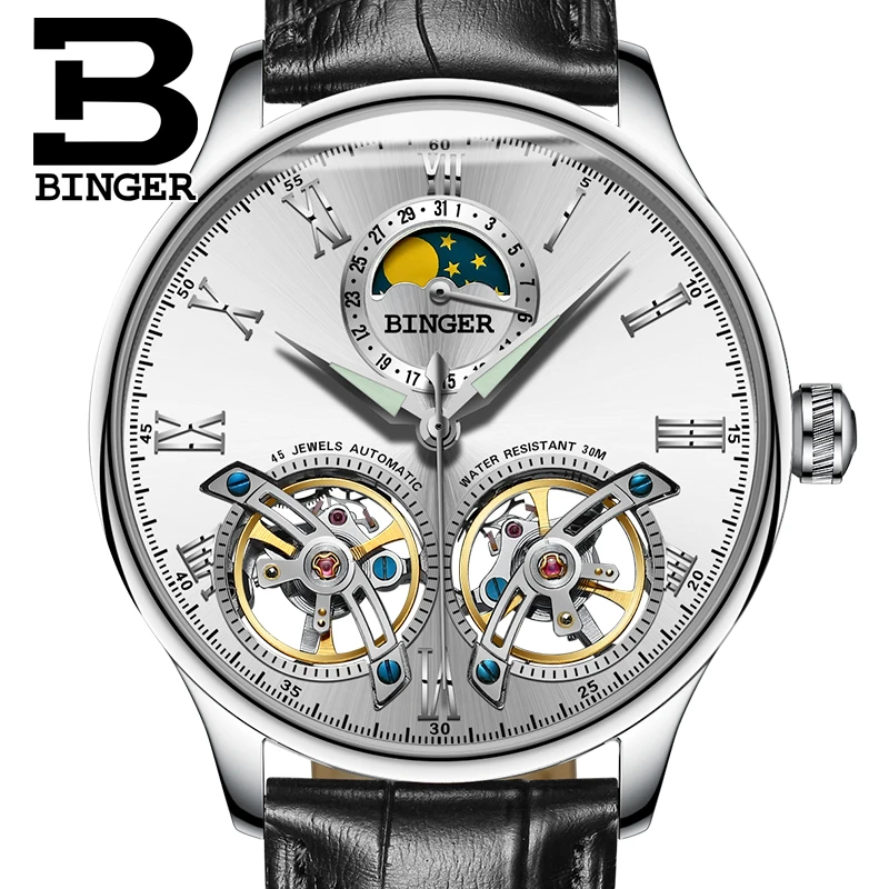 New Switzerland Mechanical Men Watches Binger Role Luxury Brand Skeleton Wrist Sapphire Waterproof Watch Men Clock Male Watches
New Switzerland Mechanical Men Watches Binger Role Luxury Brand Skeleton Wrist Sapphire Waterproof Watch Men Clock Male Watches