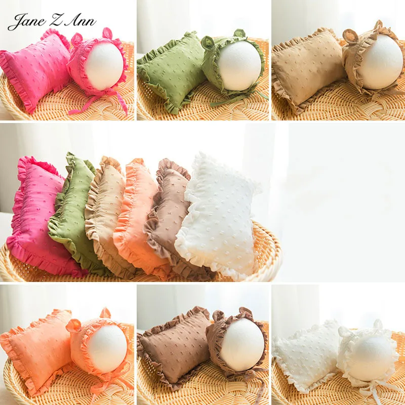Jane Z Ann New arrival photography props for newborns solid color kitten hat+lace pillows quality studio shooting accessories
Jane Z Ann New arrival photography props for newborns solid color kitten hat+lace pillows quality studio shooting accessories
