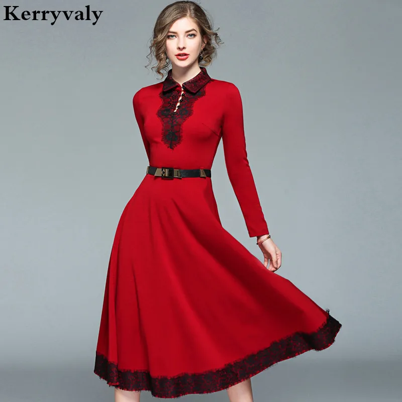 England Long Christmas Red Lace Dress Winter Dresses Women 2019 Long Sleeve Maxi Evening Party Dress Kerst Jurk Ropa Mujer K8925
England Long Christmas Red Lace Dress Winter Dresses Women 2019 Long Sleeve Maxi Evening Party Dress Kerst Jurk Ropa Mujer K8925