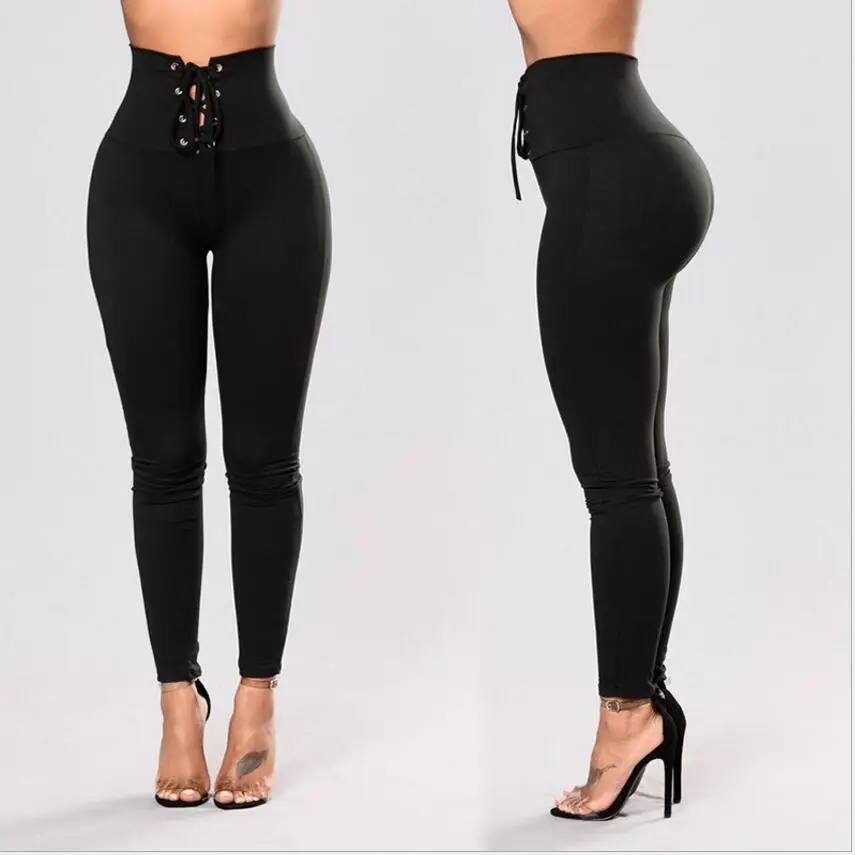 Anti Cellulite Textu Leggings Sexy Women High Waist Lace Up Bandage Leggings Lace Up Wide Waist Fitness Leggin Ladies Show Thin
Anti Cellulite Textu Leggings Sexy Women High Waist Lace Up Bandage Leggings Lace Up Wide Waist Fitness Leggin Ladies Show Thin