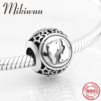 Real 925 Sterling Silver Constellation Pisces Round shape beads accessories Jewelry making fit Original Mikiwuu Charm Bracelet
Real 925 Sterling Silver Constellation Pisces Round shape beads accessories Jewelry making fit Original Mikiwuu Charm Bracelet