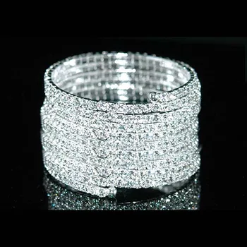Crystal Rhinestone Bridal Wedding Party Pageant Stretch Bangle Bracelet / Armlet CA017
Crystal Rhinestone Bridal Wedding Party Pageant Stretch Bangle Bracelet / Armlet CA017