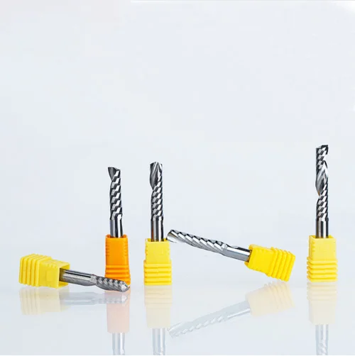 5pcs/lot Shank 6mm Single Flute Spiral Cutter Router Bit For Acrylic Carbide Milling Cutter CNC Tools Machine Accessories
5pcs/lot Shank 6mm Single Flute Spiral Cutter Router Bit For Acrylic Carbide Milling Cutter CNC Tools Machine Accessories
