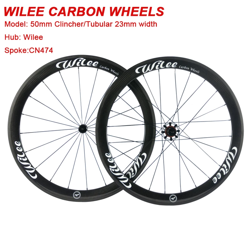 High Quality WILEE Full Carbon 50mm Clincher Carbon Wheels Tubular Carbon Road Wheelset Bicycle Cycling Wheel
High Quality WILEE Full Carbon 50mm Clincher Carbon Wheels Tubular Carbon Road Wheelset Bicycle Cycling Wheel