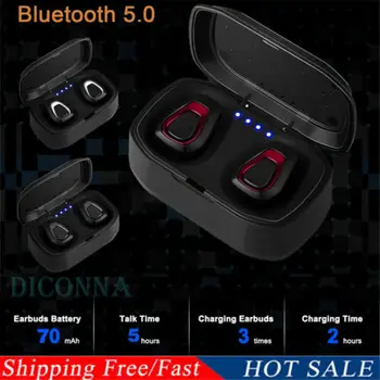 Bluetooth 5.0 Sport Wireless TWS Handfree Earphone Dual Earbuds HIFI Headset Mini True Stereo Sound Set Earphones Charging box
Bluetooth 5.0 Sport Wireless TWS Handfree Earphone Dual Earbuds HIFI Headset Mini True Stereo Sound Set Earphones Charging box