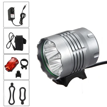 Waterproof 9000 Lm 4x T6 LED Head Front Bicycle Light Headlamp Safety Cycling Bike Lamp Headlight with Rechargeable Battery Pack
Waterproof 9000 Lm 4x T6 LED Head Front Bicycle Light Headlamp Safety Cycling Bike Lamp Headlight with Rechargeable Battery Pack