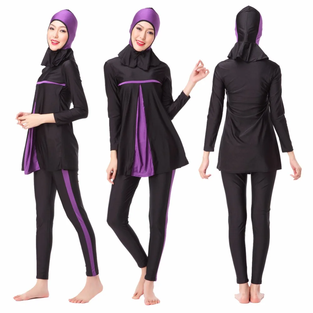 Фото 2018 Hot Sale Islamic Swim Wear 4xl Plus Size Muslim Sport New Swimming Suit For Women Swimsuit Swimwear | Спорт и развлечения