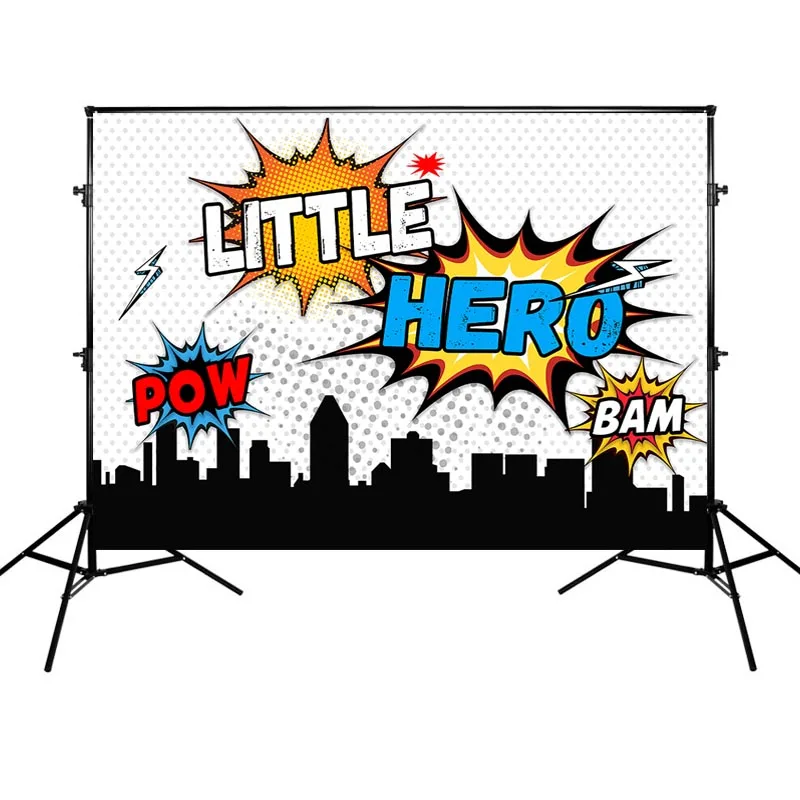 Mehofoto Birthday Party Photography Backdrops Little Hero Banner Customized Photographic Background for Photo Studio
Mehofoto Birthday Party Photography Backdrops Little Hero Banner Customized Photographic Background for Photo Studio