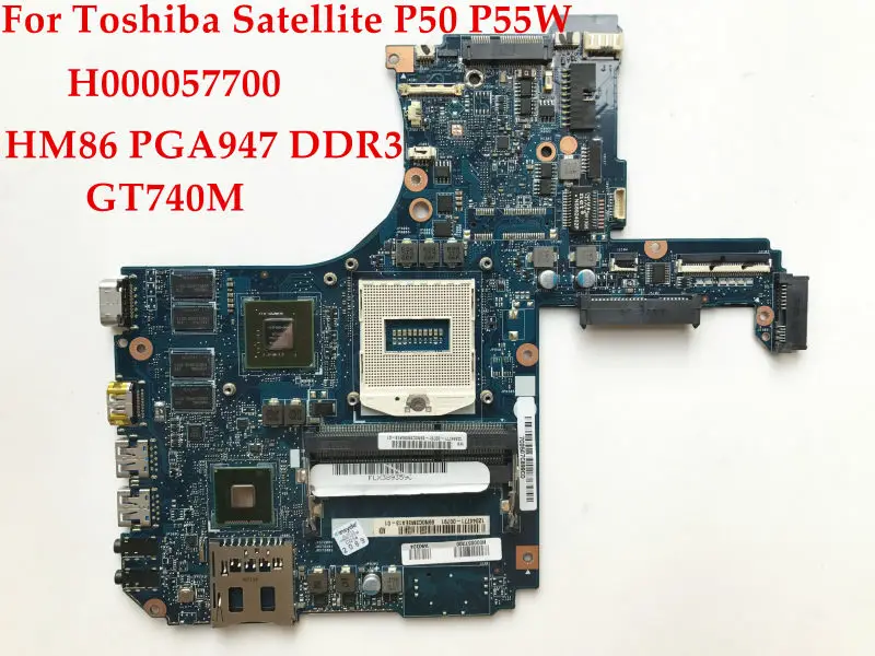 High quality laptop motherboard for Toshiba Satellite P50 P50T P55W H000057700 HM86 PGA947 DDR3 GT740M 100% Fully tested
High quality laptop motherboard for Toshiba Satellite P50 P50T P55W H000057700 HM86 PGA947 DDR3 GT740M 100% Fully tested