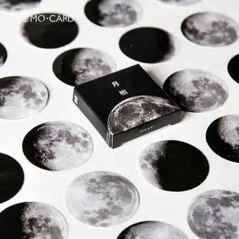 45 pcs/pack Dark Moon Star Decorative Stickers Adhesive Stickers DIY Decoration Diary Stickers Box Package
45 pcs/pack Dark Moon Star Decorative Stickers Adhesive Stickers DIY Decoration Diary Stickers Box Package