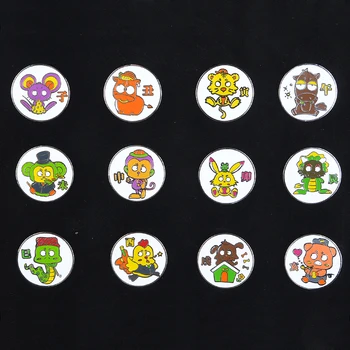 12pcs/lot 12 Kinds Animal Golf Cap Clip Golf Marker Alloy Professional 1.18" Golf Ball Mark Ball Position Drop Ship
12pcs/lot 12 Kinds Animal Golf Cap Clip Golf Marker Alloy Professional 1.18" Golf Ball Mark Ball Position Drop Ship