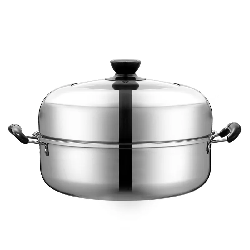 Household Stainless Steel Soup Steaming Pot 28cm Double-layer Soup Pot Multi-purpose Thickening Pot Kitchen Tool Cookware
Household Stainless Steel Soup Steaming Pot 28cm Double-layer Soup Pot Multi-purpose Thickening Pot Kitchen Tool Cookware
