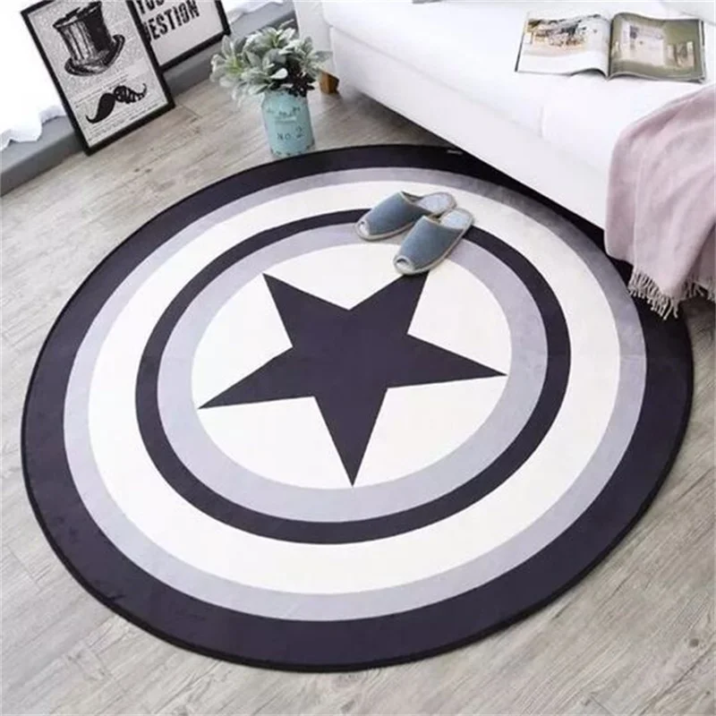 Fashion Soft Round Flannel Decorative Carpet Foot Door Yoga Chair Play Mat Pad Bathroom Hallway Area Rug Pentagram Star Red Blue
Fashion Soft Round Flannel Decorative Carpet Foot Door Yoga Chair Play Mat Pad Bathroom Hallway Area Rug Pentagram Star Red Blue